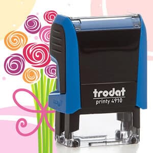 Carimbos personalizados para marcar tecido e objetos