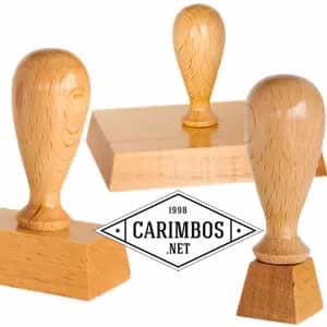 Carimbos manuais personalizados