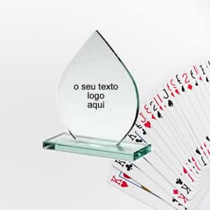 Troféu personalizado acrílico sueca
