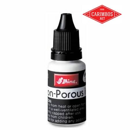Frasco de tinta Shiny para carimbos, ideal para superfícies especiais