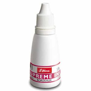Frasco de tinta Shiny cor bordeaux para carimbos